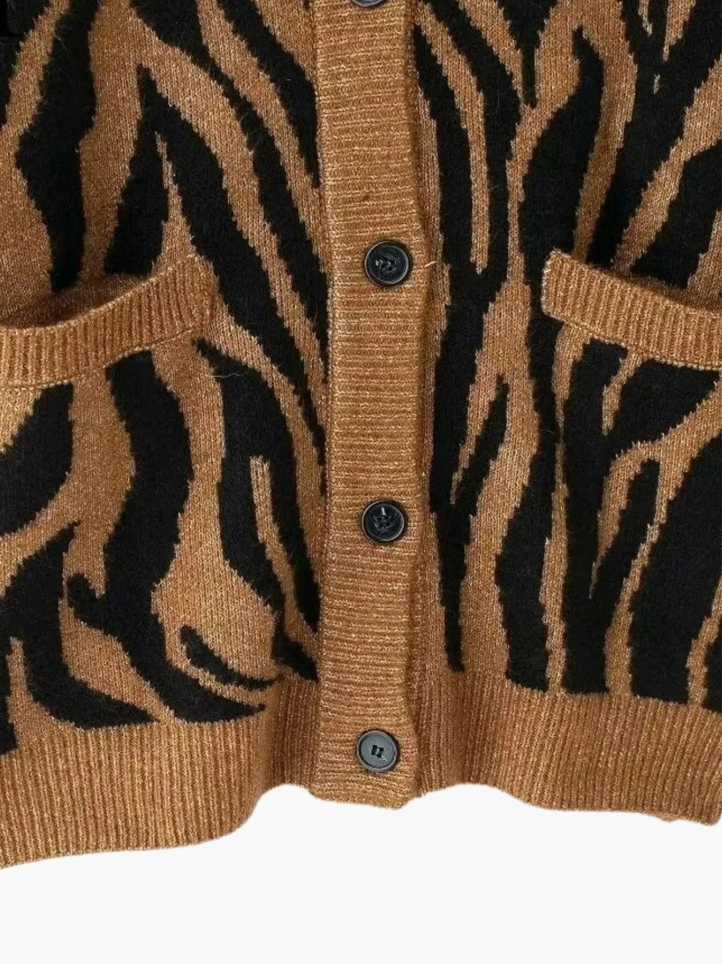 Damen Strickpulli Gestreift Warm
