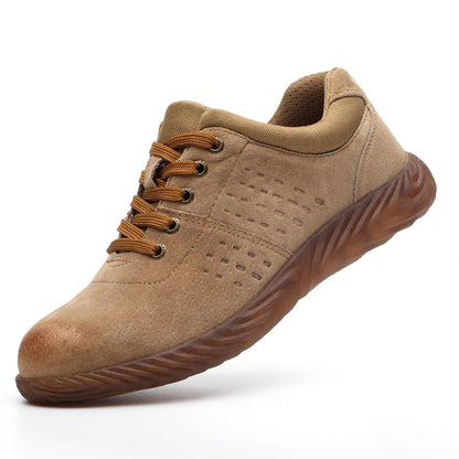 Damen Wanderschuhe Bequem Leder Braun