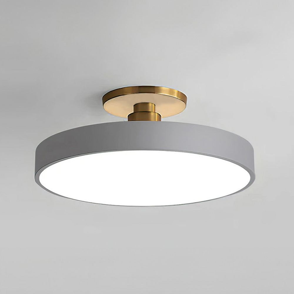 LED Deckenleuchte Gold Modern Dimmbar