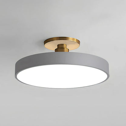 LED Deckenleuchte Gold Modern Dimmbar