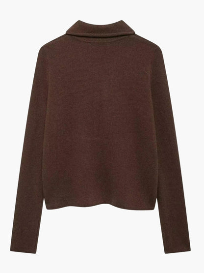 Damen Strickjacke Zweireihig Elegantes Design