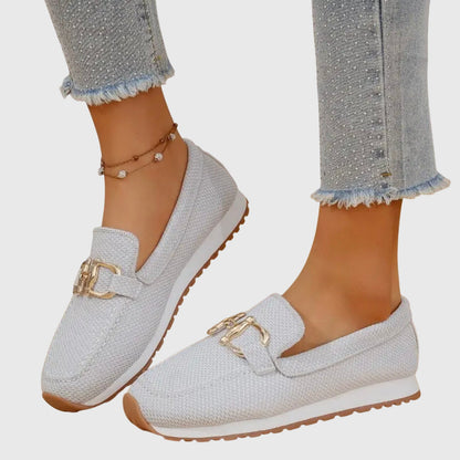 Damen Orthopädische Loafer Lässig Bequem