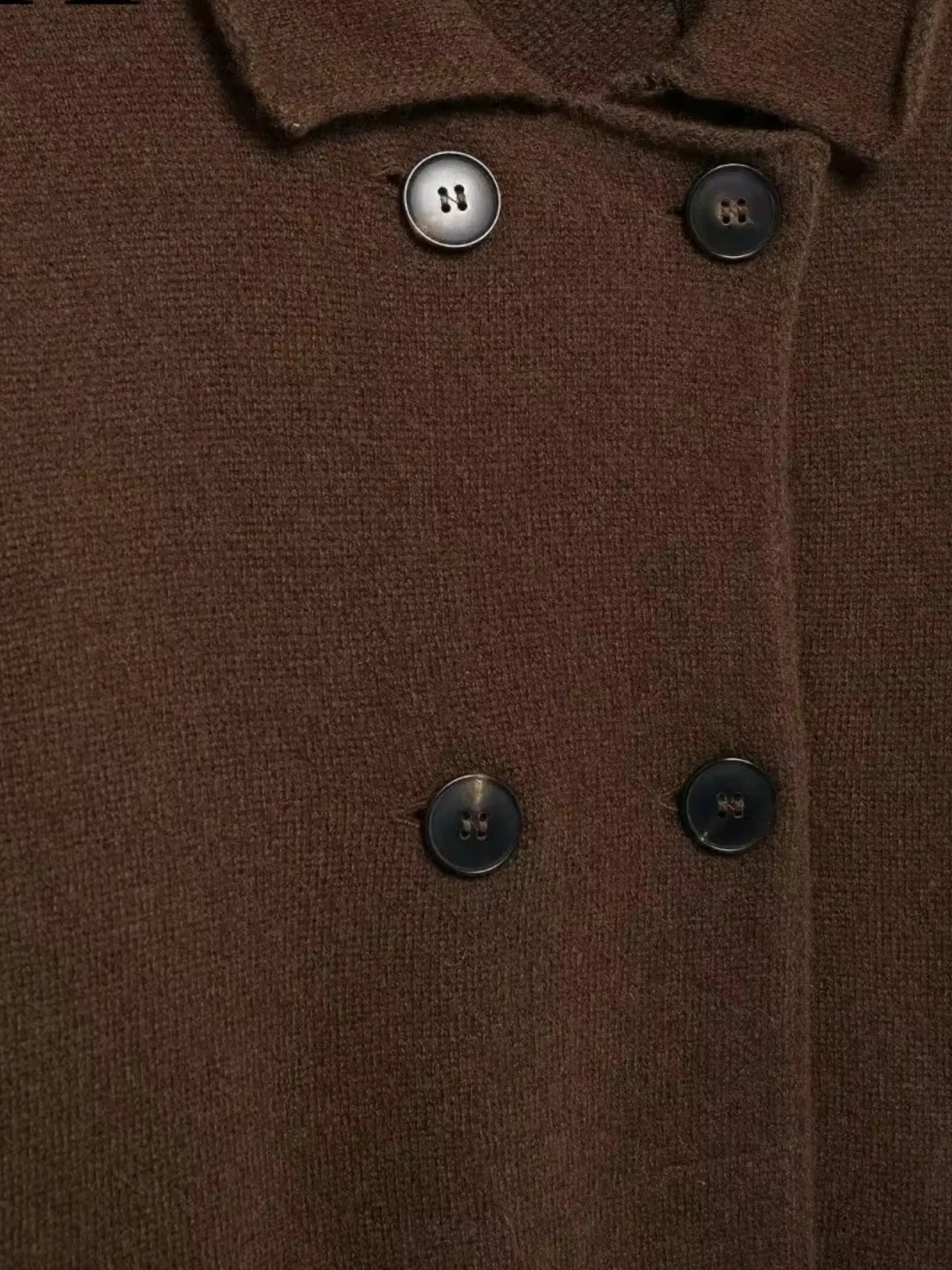 Damen Strickjacke Zweireihig Elegantes Design