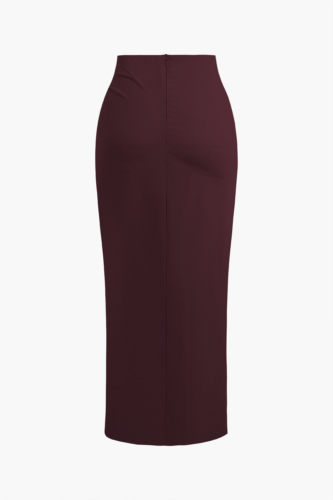 Fridoline Damen Midirock Wickelrock Hochgeschlitzt