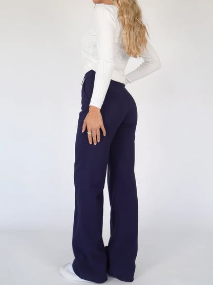 Damenhose Gerade Passform Elegant