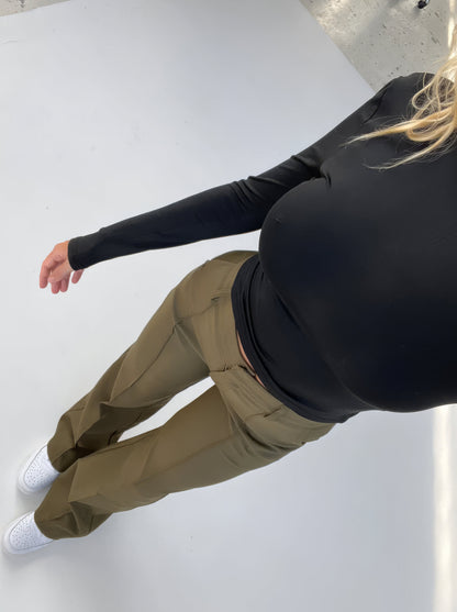 Damenhose Gerade Passform Elegant