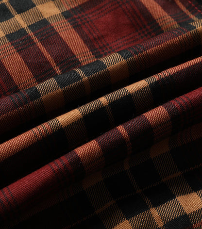 Herren Flanellhemd Warm Gefüttert Modern