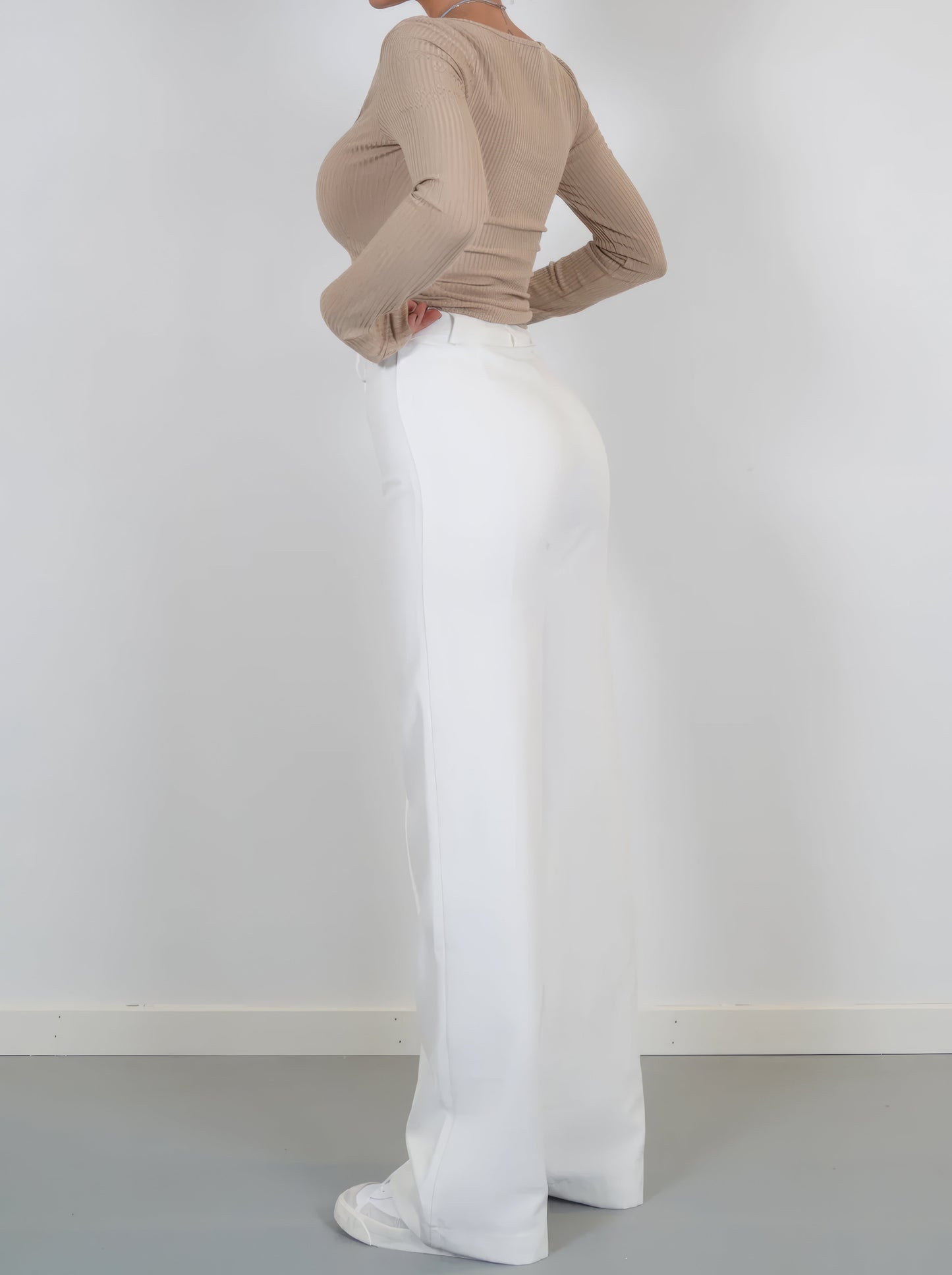 Damenhose Gerade Passform Elegant