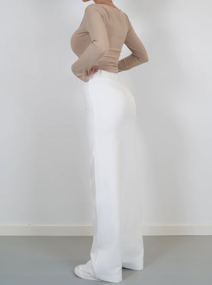 Damenhose Gerade Passform Elegant