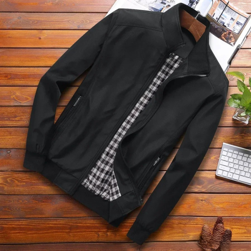 Herren Sommerjacke Winddicht Slim Fit