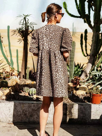 Chiara | Leoparden Kleid Zendoo.de