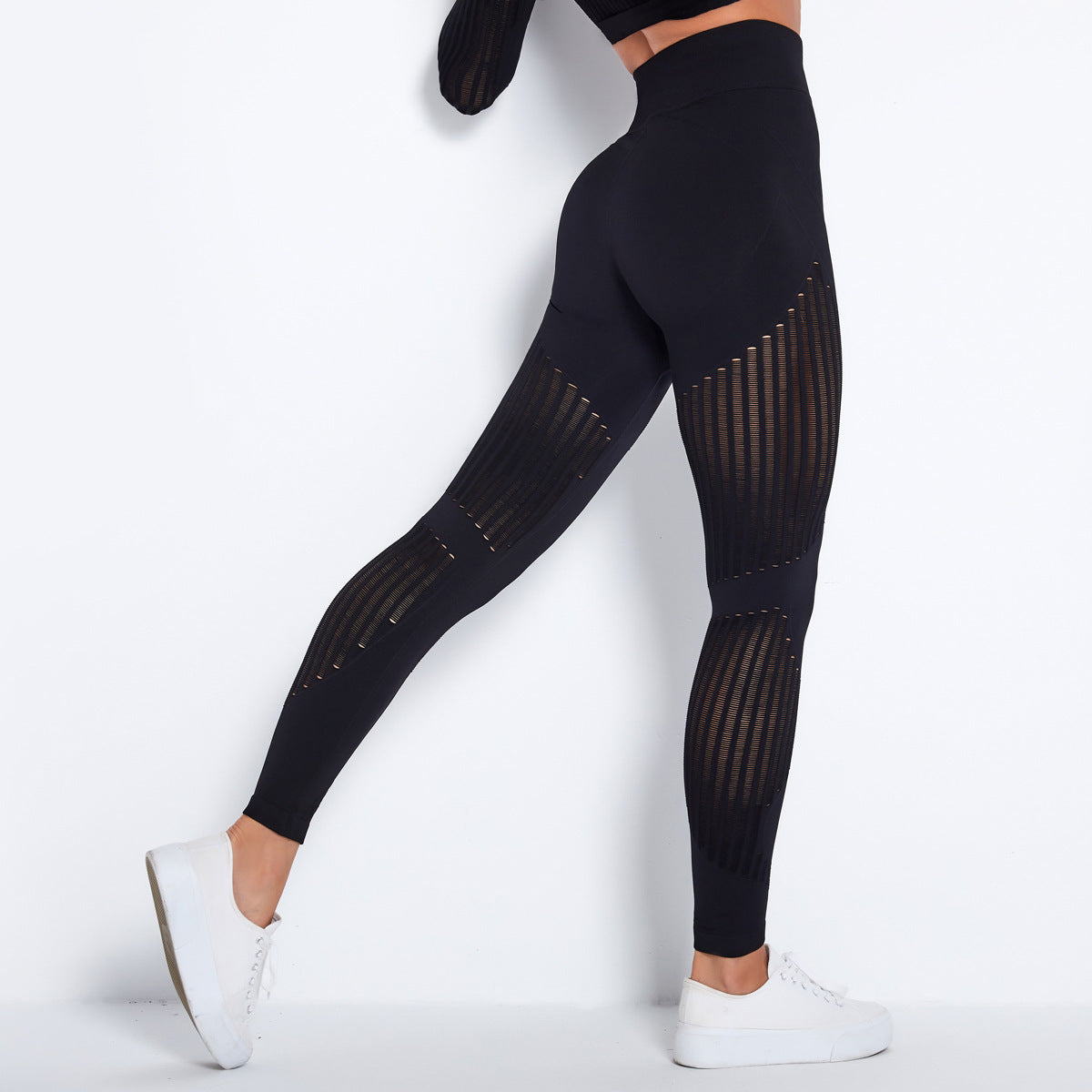 Damen Highwaist Leggings Stilvoll Hoch Tailliert