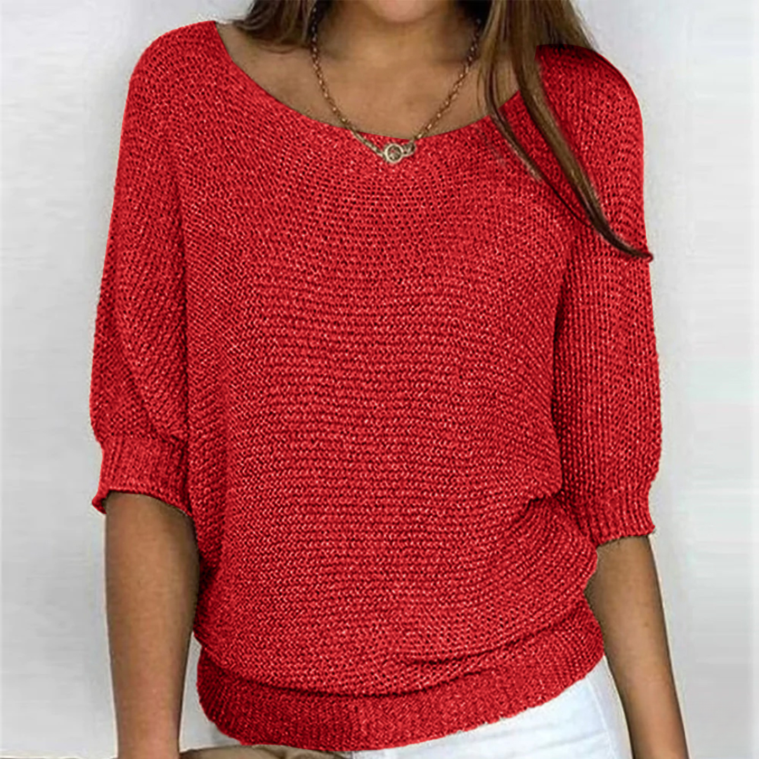 Damen Pullover Elegantes Design Weich
