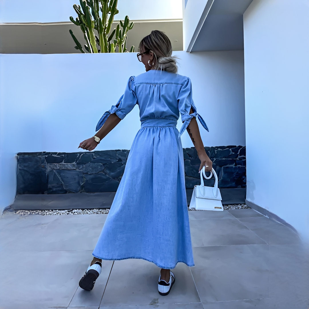 Damen Sommerkleid Leicht Stilvoll