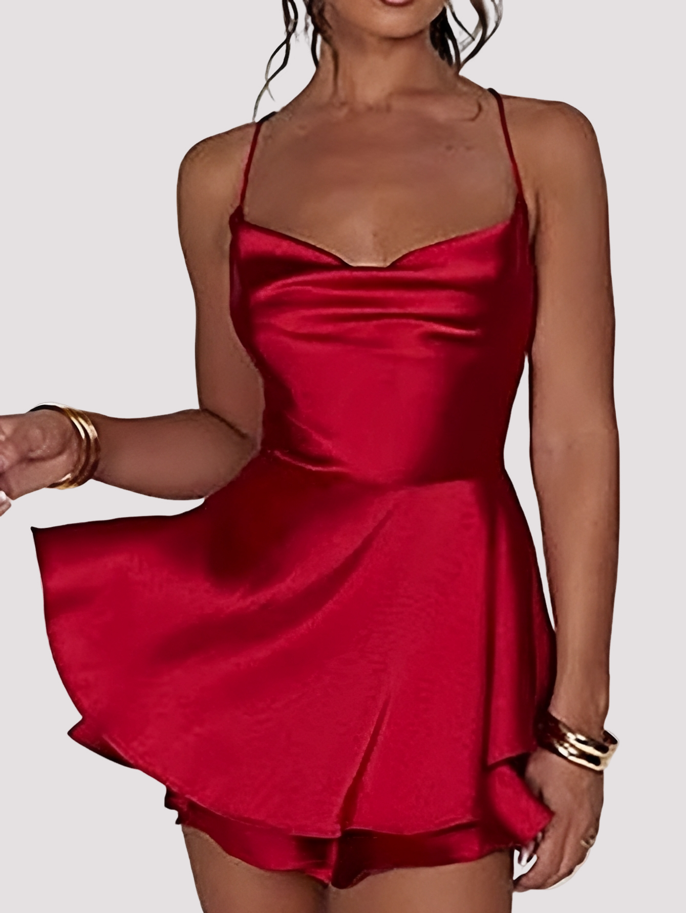 Damen Minikleid Cocktailkleid Kurz