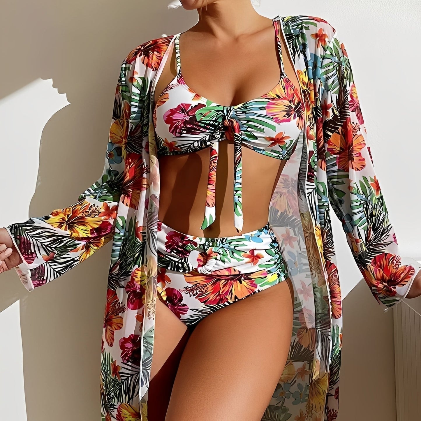 Damen Badeanzug Bikini Set Stilvoll Sommer - Norvielle