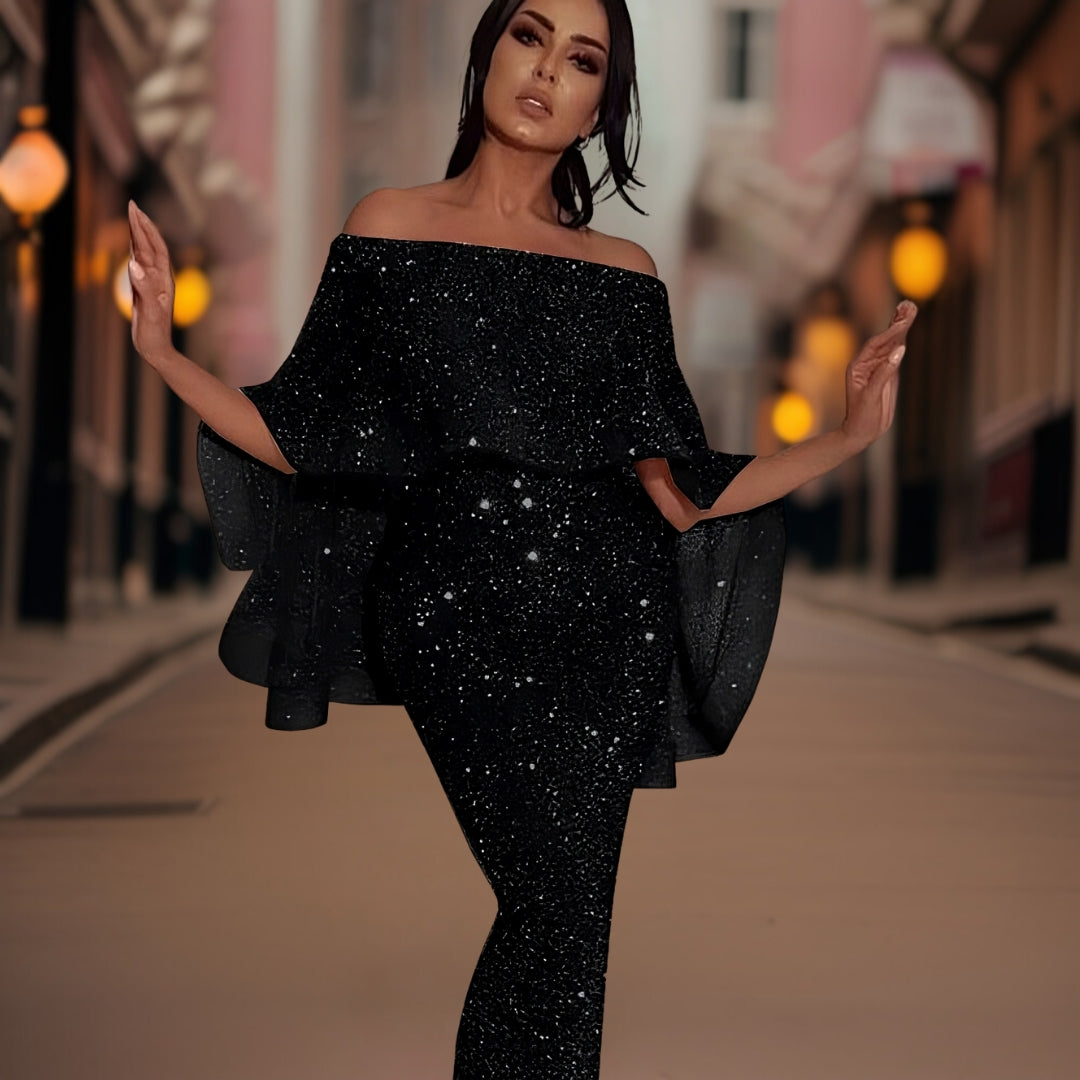 Damen Maxikleid Verona Elegant Längs - Norvielle