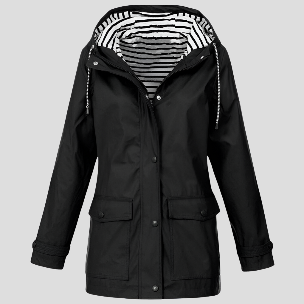 Damen Outdoorjacke Wasserdicht Winddicht Kapuzenjacke