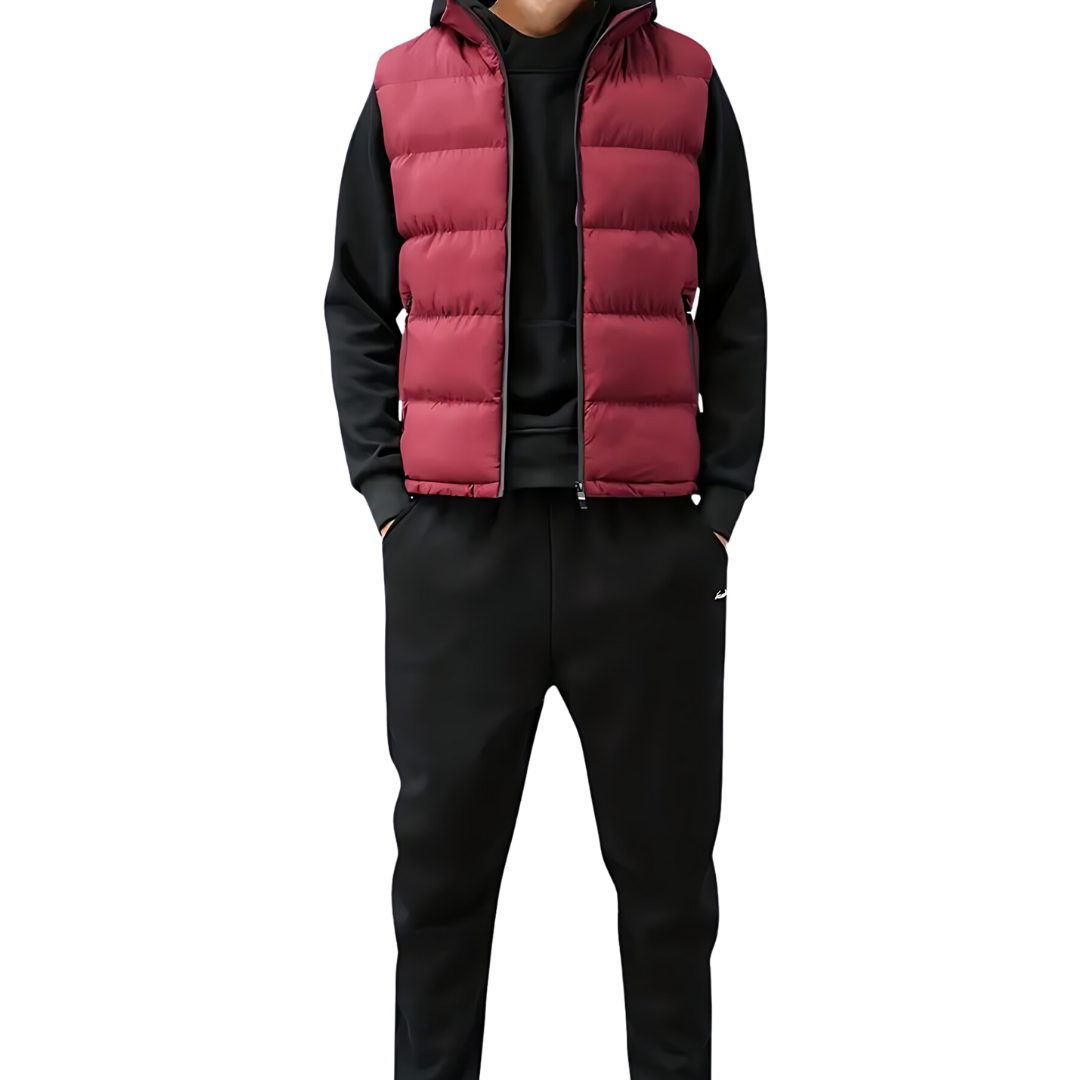 Herren Steppweste Modern Warm