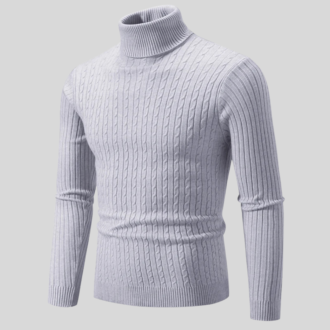Stilvoller Damen Rollkragenpullover Warm
