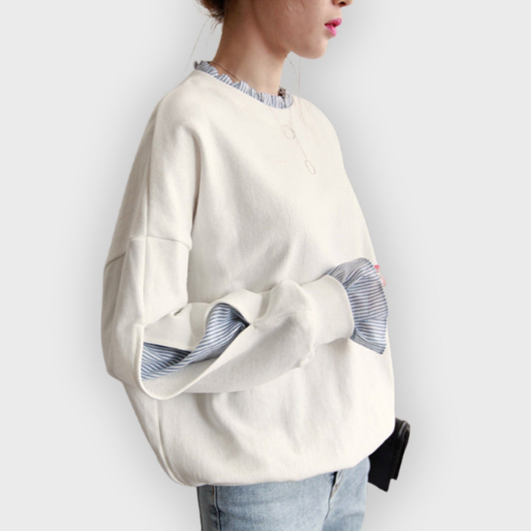 Damen Oversized Sweatshirt Groß - Norvielle