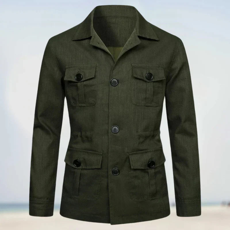 Herren Slim Fit Jacke Modern