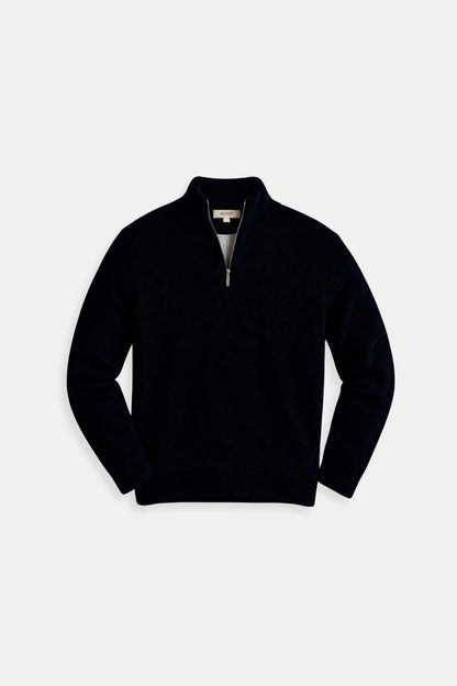 Klassisches Sweatshirt mit Reißverschlusskragen