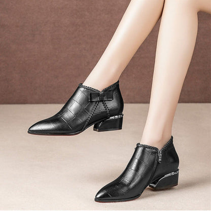 Damen Stiefeletten Klassisch Mit Absatz