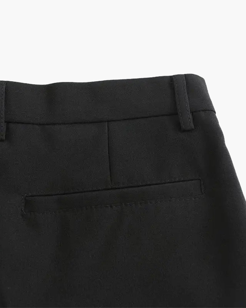 Schmale Herrenhose Slim Fit Hochtailliert