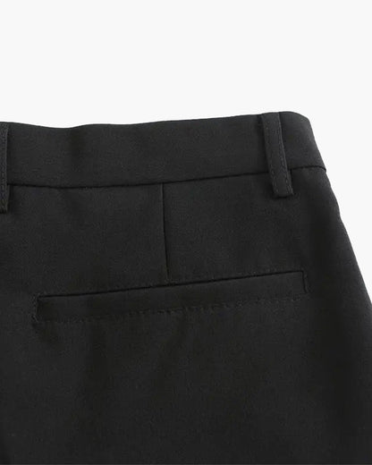 Schmale Herrenhose Slim Fit Hochtailliert