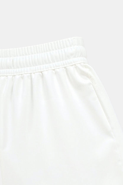 Damenhose Elastisch Kordelzug Weites Bein