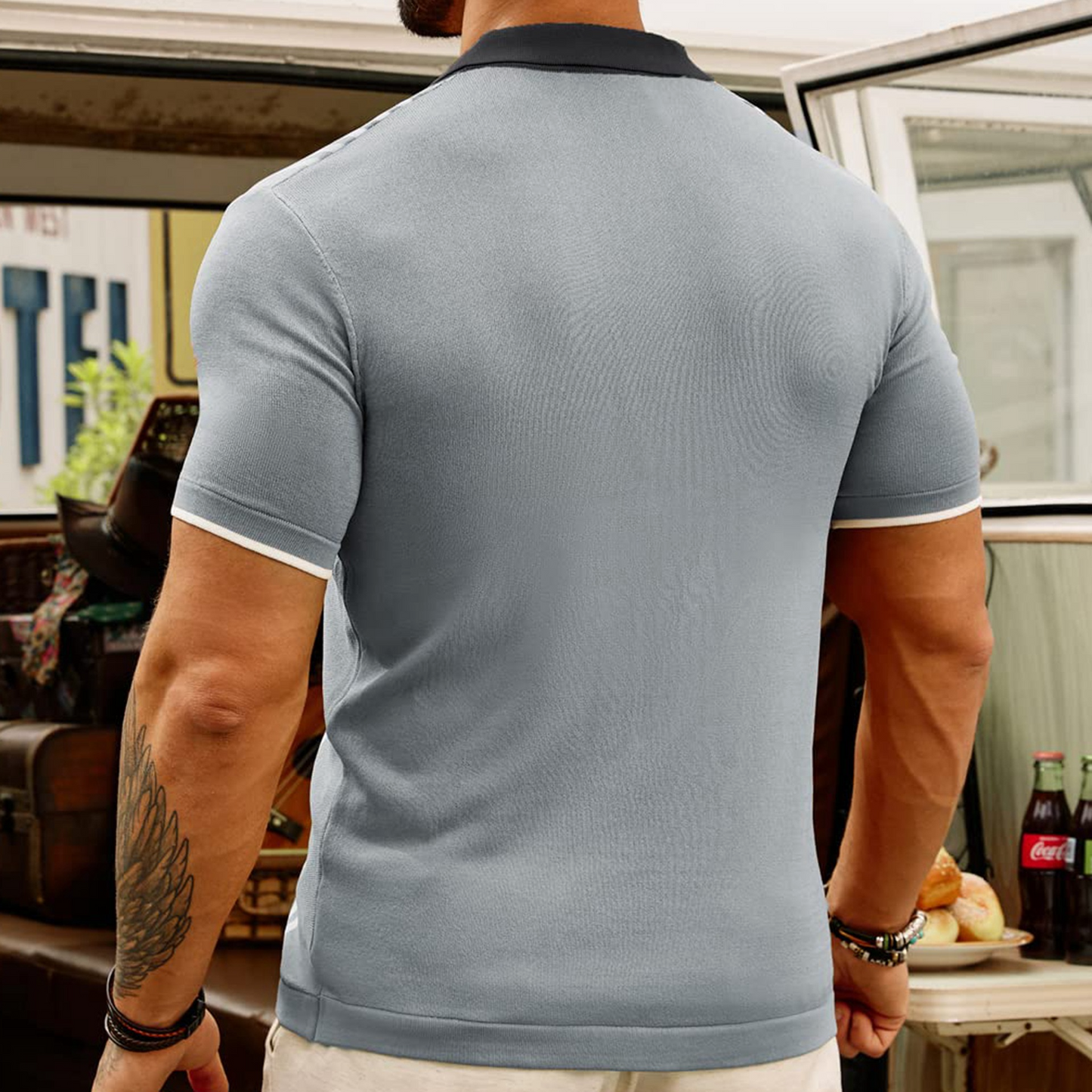 Herren Polo-Shirt aus Baumwolle Klassisch