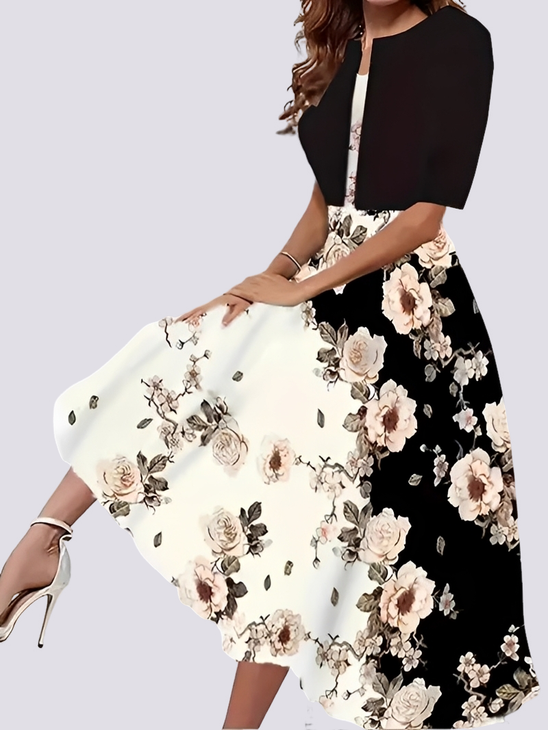 Damen Abendkleid Set Zweiteilig Lang Elegantes
