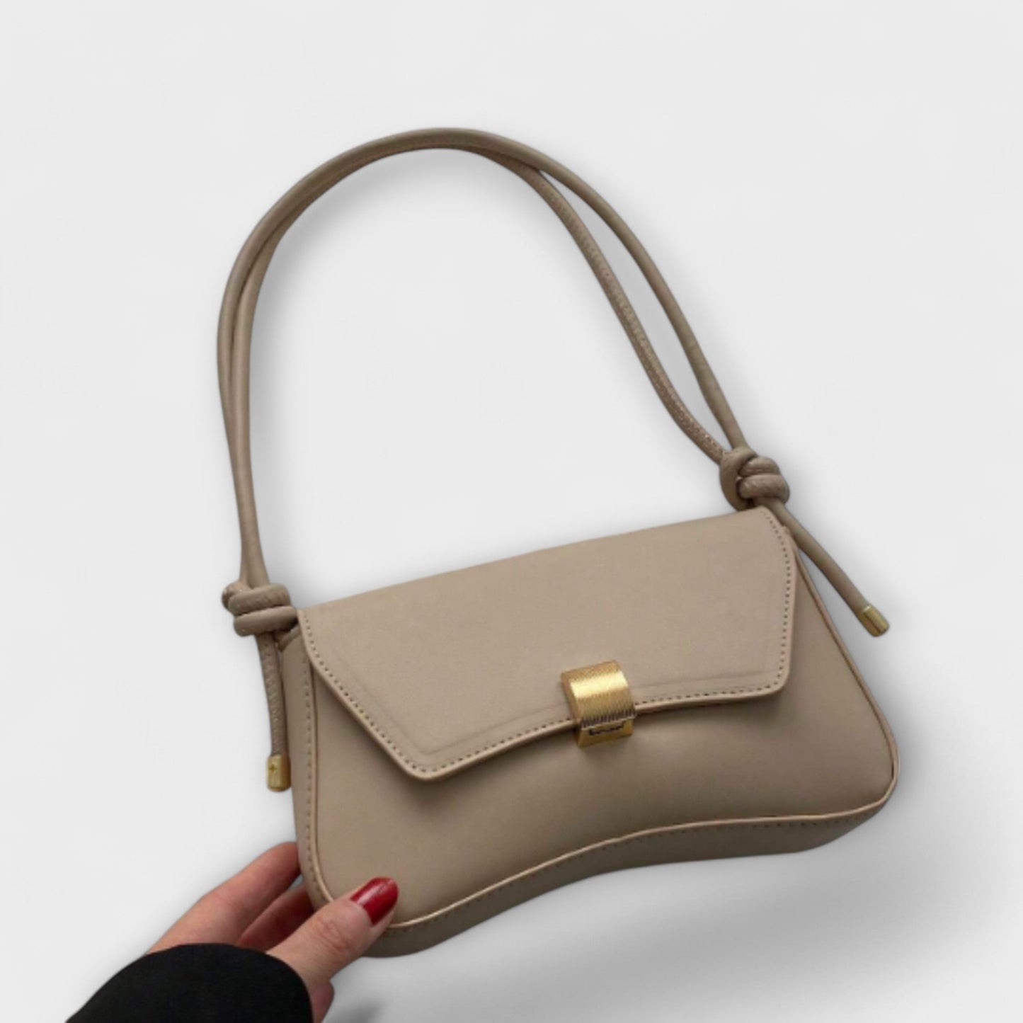 Damen Leder Schultertasche Groß Stylisch - Norvielle