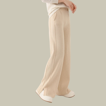 Damen Strickhose Locker Geschnitten Bequem
