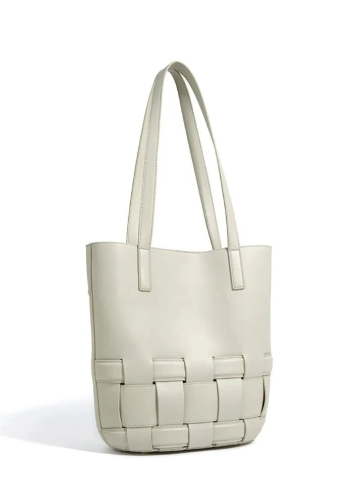 Geflochtene Damen Lederhandtasche