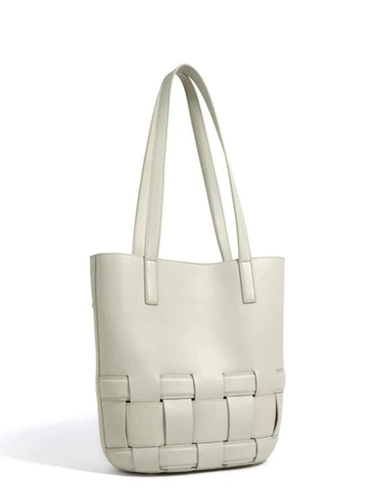 Geflochtene Damen Lederhandtasche