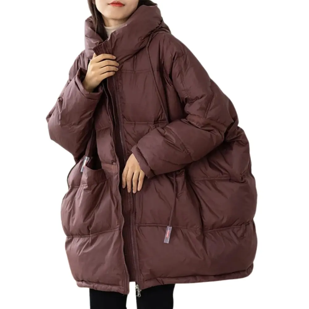 Damen Winterjacke Gepolstert Lockere Fit