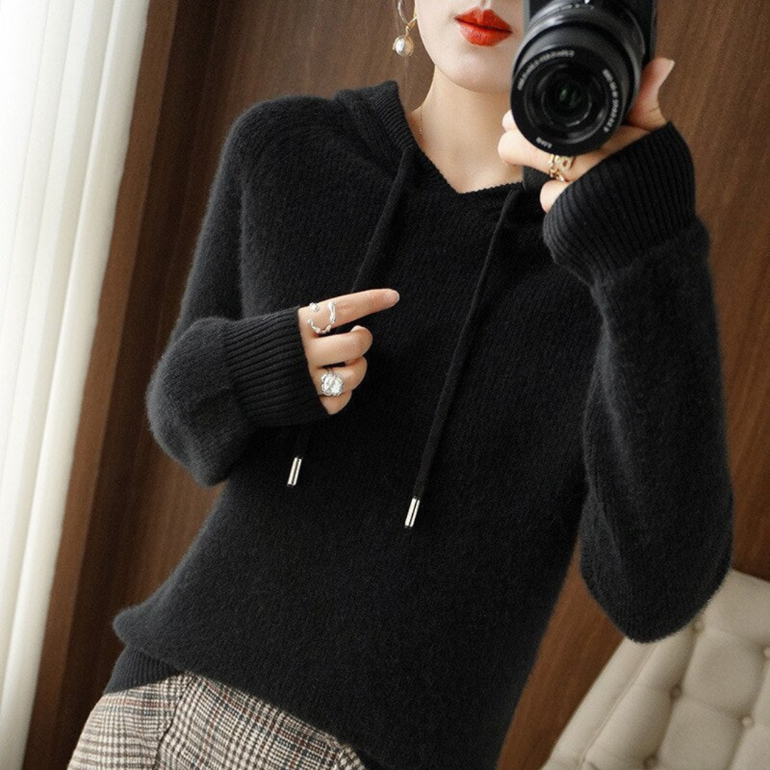 Damen Winter Kapuzenpullover Warm Fleece