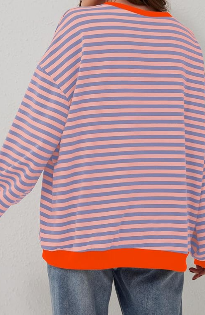Damen Rundhals Pullover aus Strick für Frühling