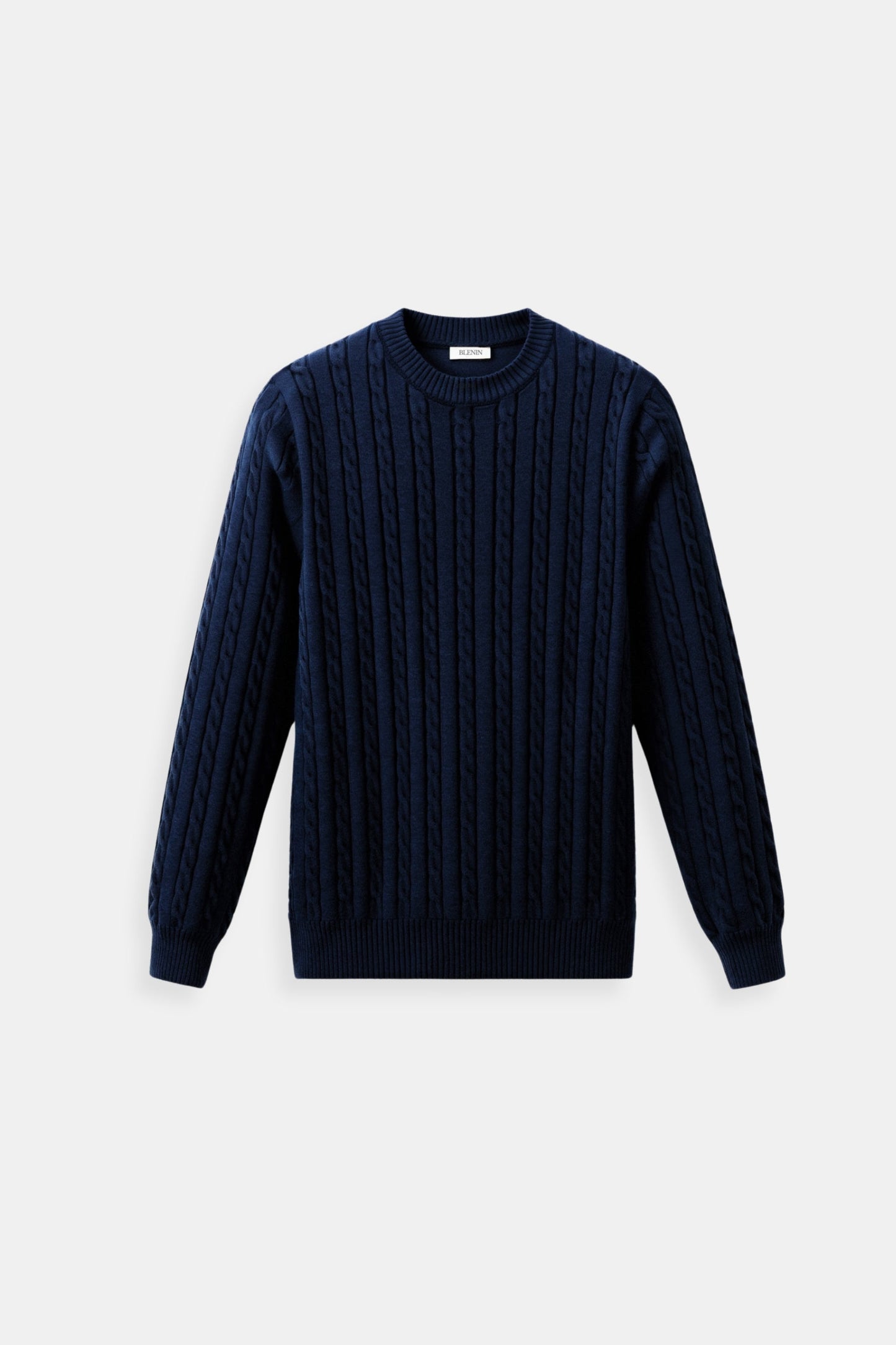 Damen Zopfstrick Pullover Elegantes Design