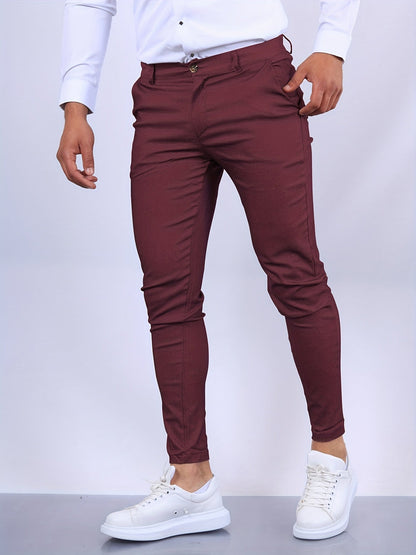 Herren Businesshosen Slim Fit Elegant