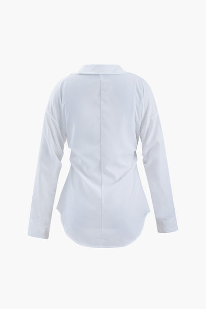 Damenhemd Oversized Klassisch