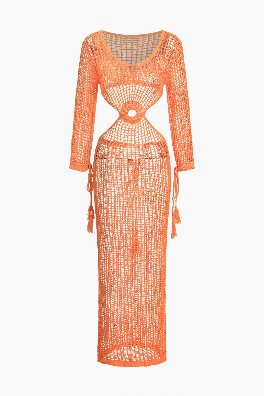 Damen Sommerkleid Boho Cut-Outs Leicht Blumenmuster - Norvielle