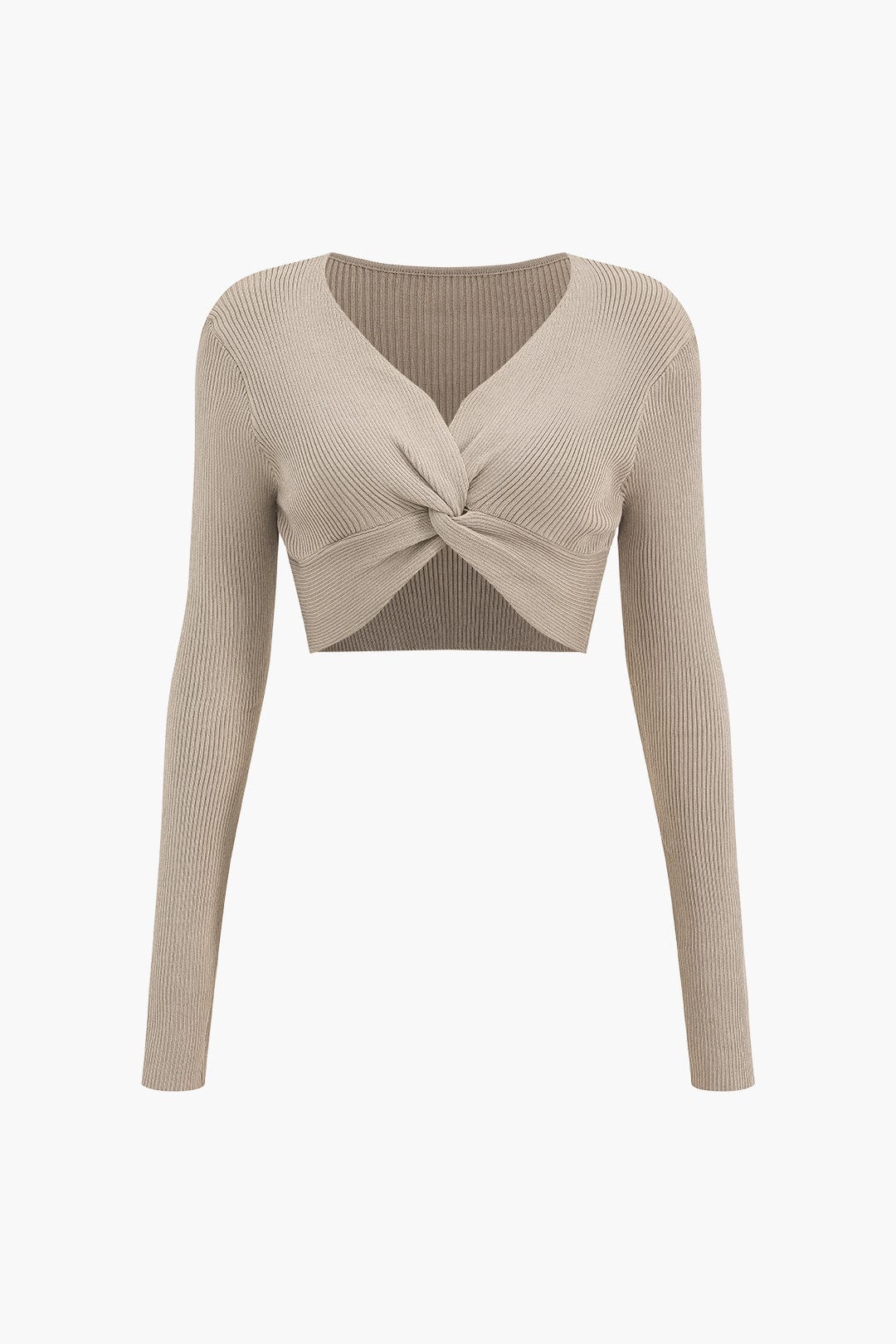Damen Zweiteiler Set Twist Detail Schlitzrock