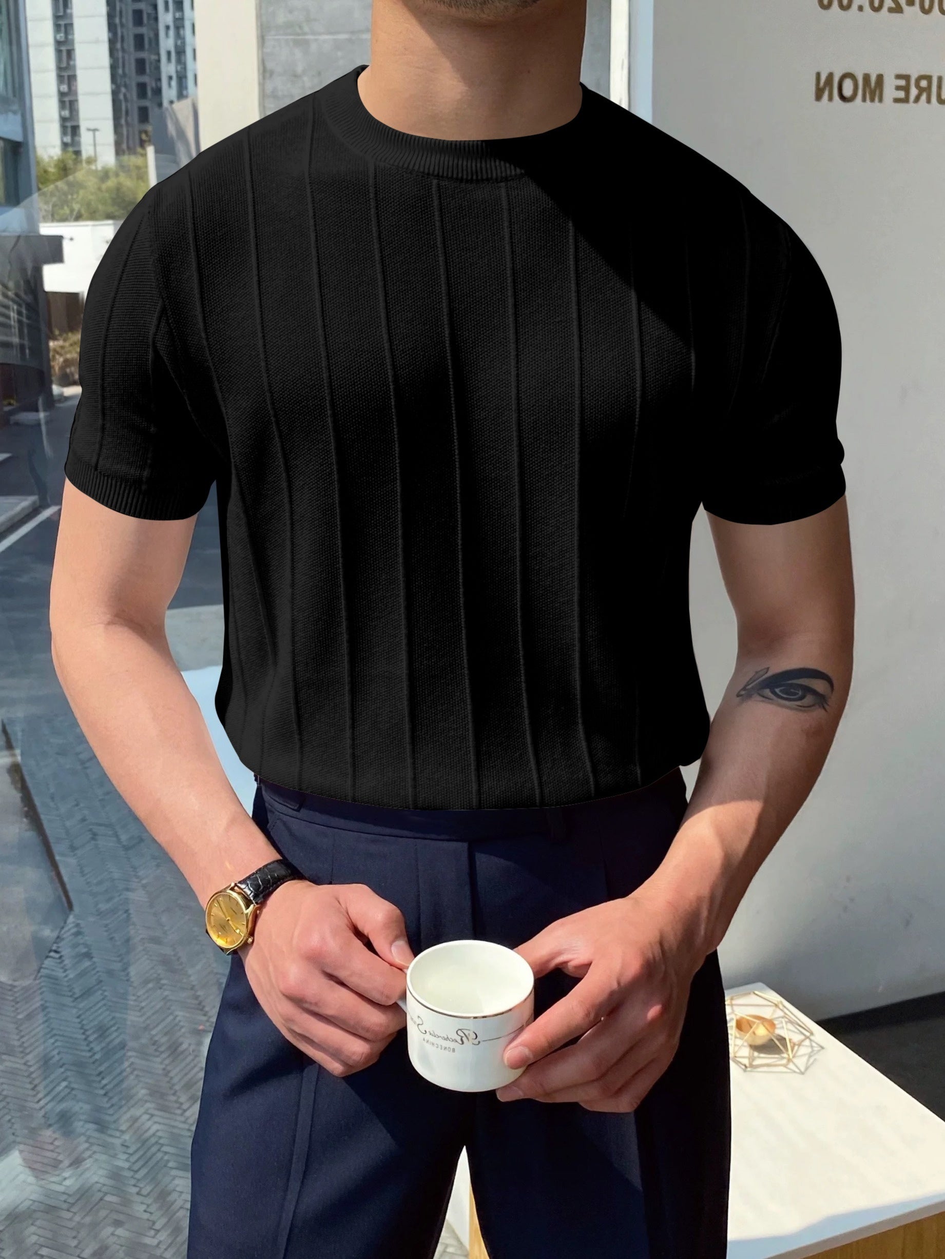 Herren Business Hemd Elegantes Baumwoll-Design Weiß - Norvielle