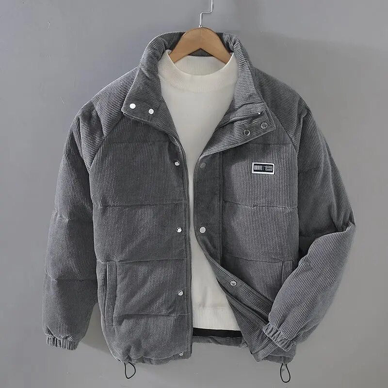Herren Cordjacke Warme Winterjacke Outdoor