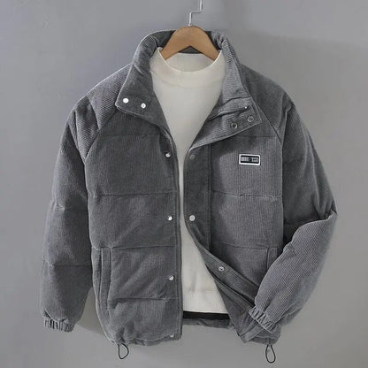 Herren Cordjacke Warme Winterjacke Outdoor