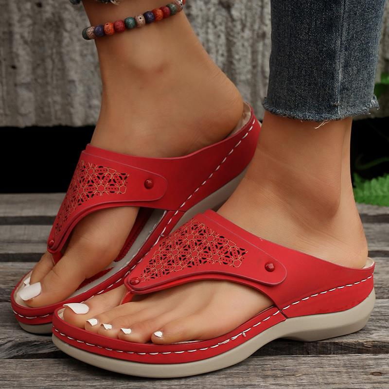 Damen Sandalen Ergonomisch Komfortabel Sommer