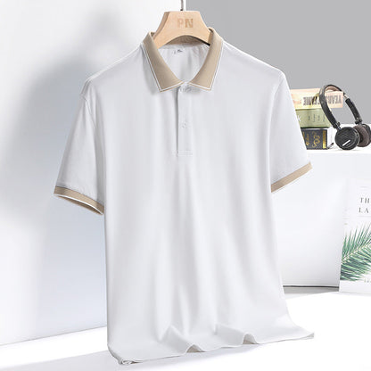 Herren Polo-Shirt Elegantes Business-Casual Baumwolle Modern